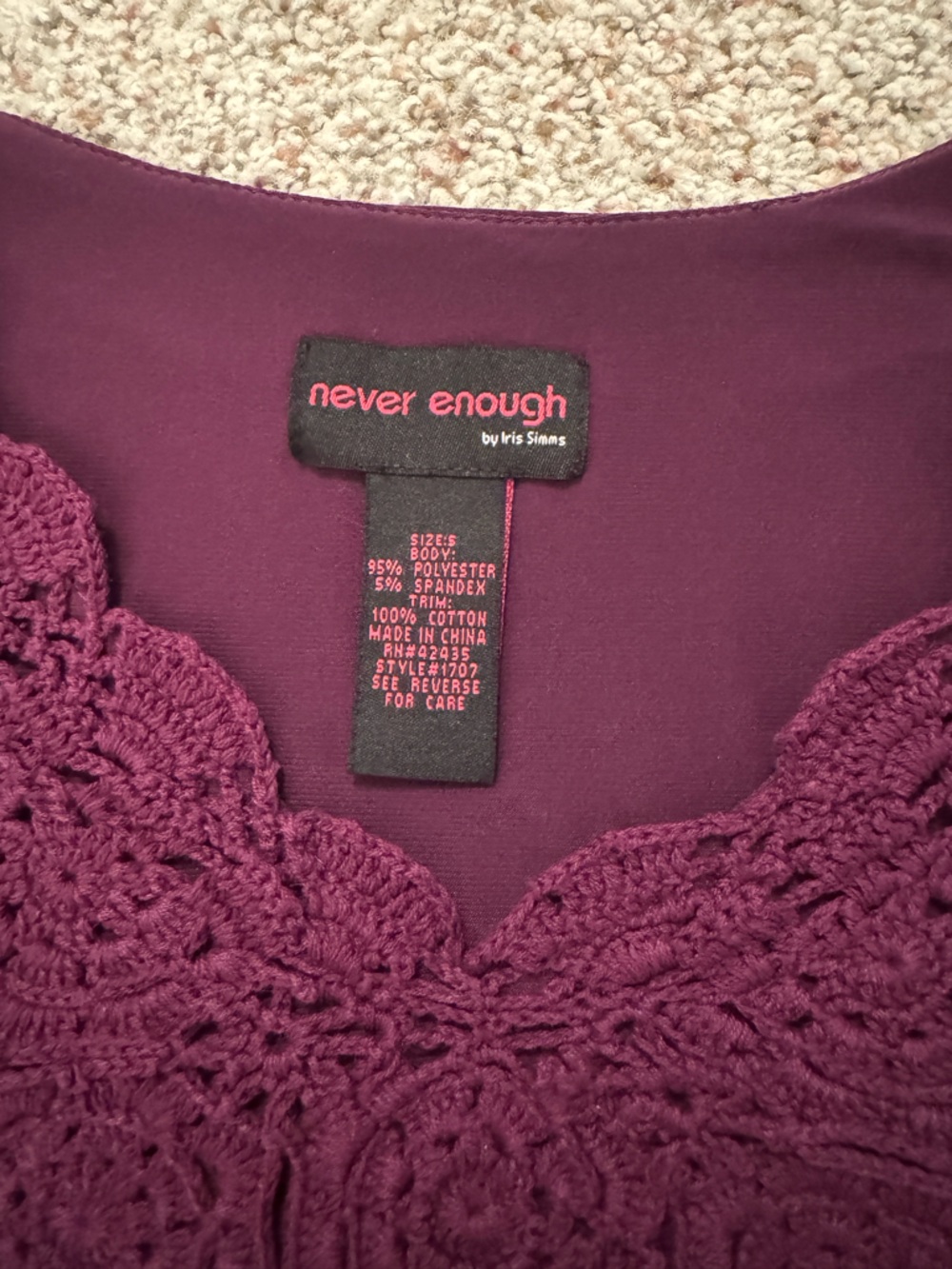 Vintage Babydoll Tank Top - Picture 2 of 3